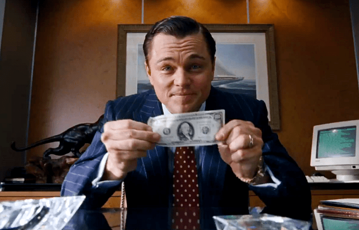 escena de The Wolf Of Wall Street