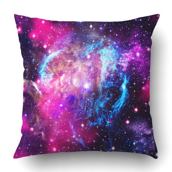 Cojín con estampado de galaxia