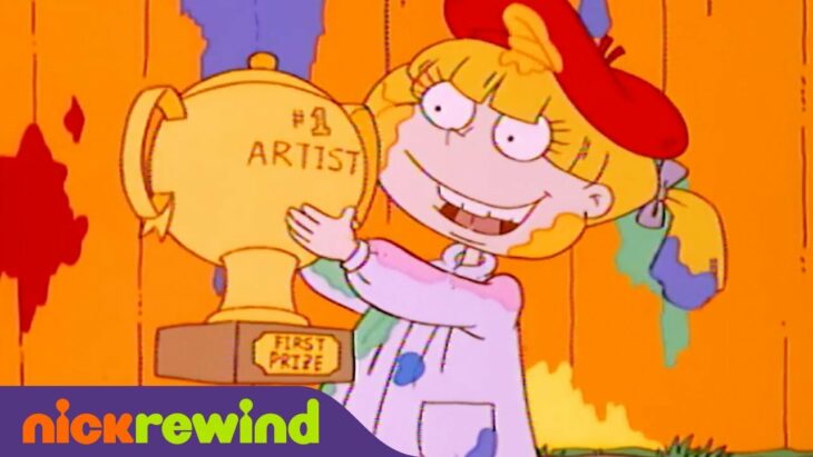 Angelica Pickles recibiendo un premio en un concurso de arte