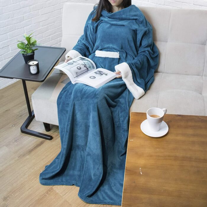 Cobija estilo sudadera para abrigarte