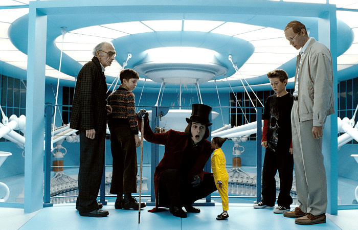 escena de Charlie And The Chocolate Factory
