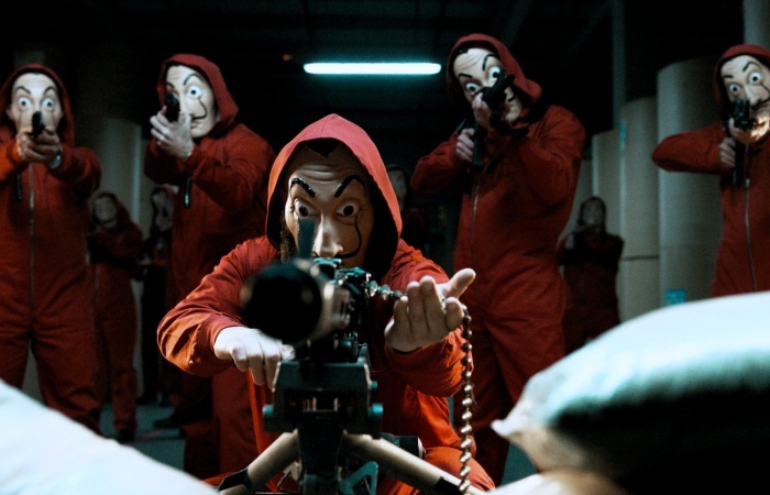 escena de money heist la casa de papel