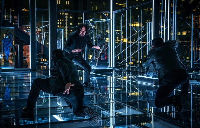 escena de john wick keanu reeves