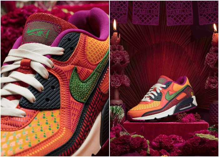 tenis nike del día de muertos