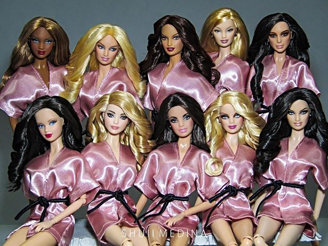 Creaciones de alta moda para Barbies por Shuiimedina