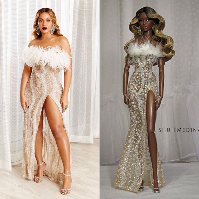 Creaciones de alta moda para Barbies por Shuiimedina