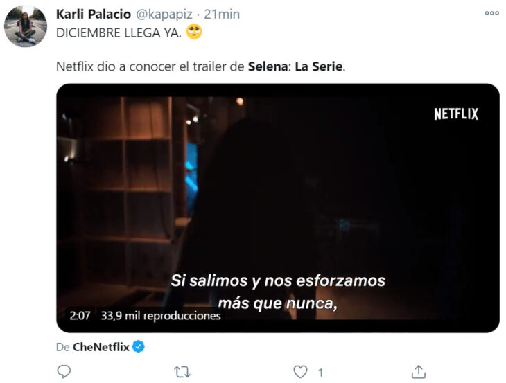 Reacción de Twitter ante el tráiler oficial de 'Selena: la serie'