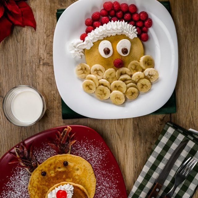 Hot cakes de Navidad