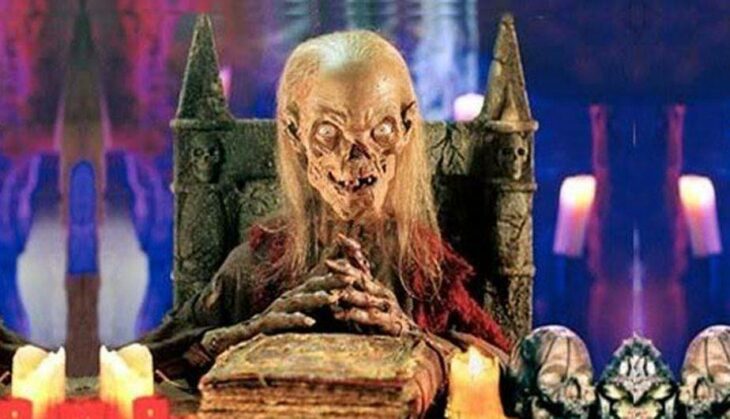 Escena con una calavera de la serie Los cuentos de la cripta