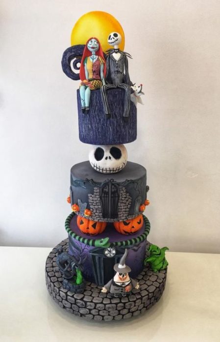 Pastel de Sally y Jack