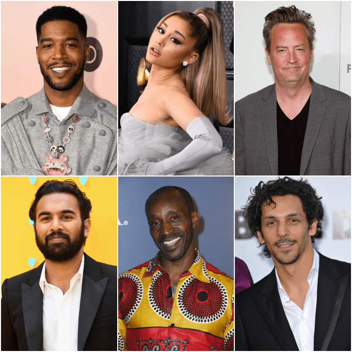 kid cudi, ariana grande, matthew perry, Tomer Sisley, Himesh Patel y Rob Morgan.