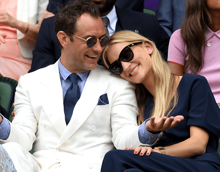 Jude Law y Phillipa Coan
