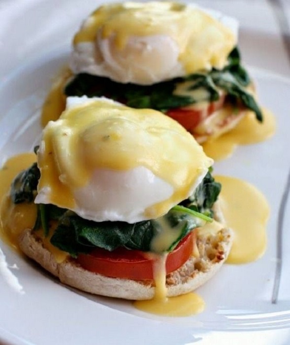 Huevos pochados