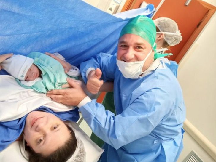 Bruna, Sophia y Gabriel