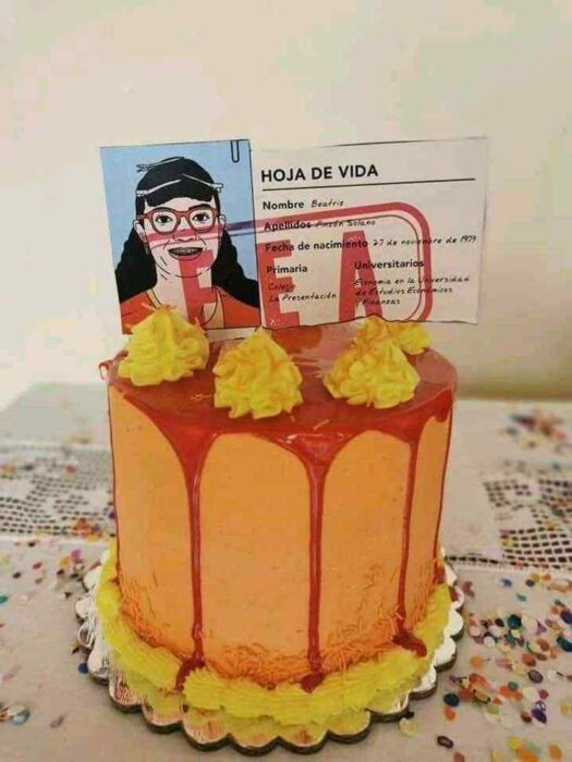 Pastel de Betty la fea