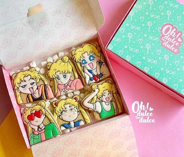 Galleta creada por Amaranta Leal V.  inspirada en Serena, Sailor Moon