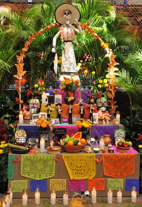 Decoración de día de muertos