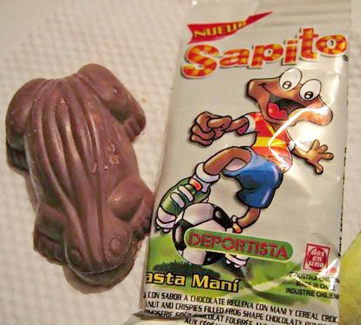 Chocolate de ranita con arroz inflable