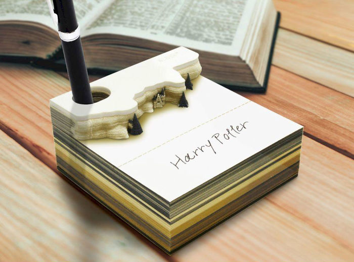 bloc de notas de Harry Potter