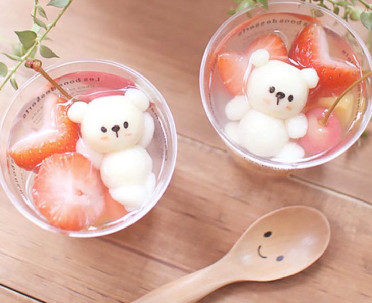 Gelatinas de cristal con osos polares dentro