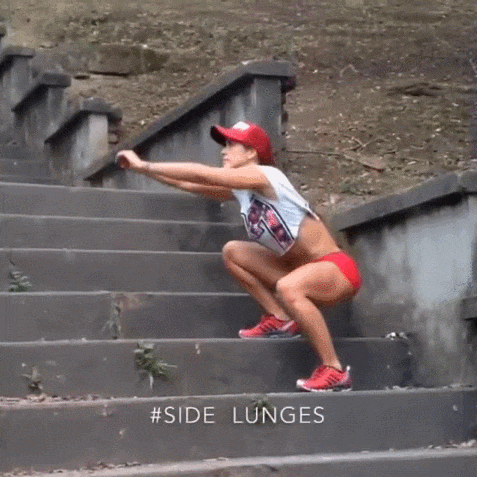 Estocadas en escaleras