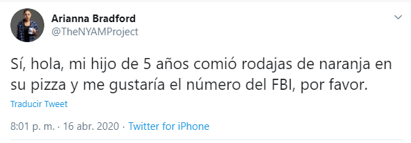 Comentario de twitter en el que una mamá explica sobre las notas de su hijo