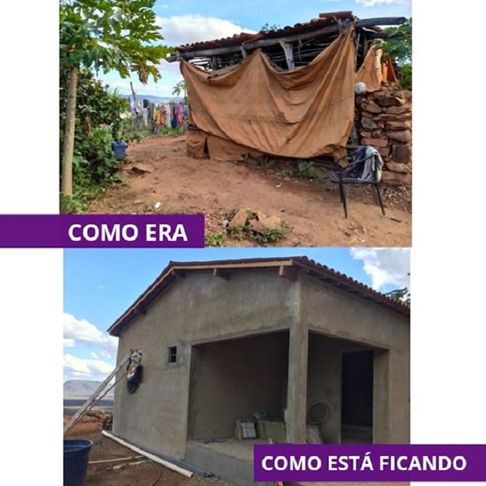 Construcción de la casa de Seu, de como era a como está quedando
