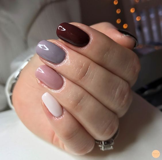 Uñas con colores escandinavos