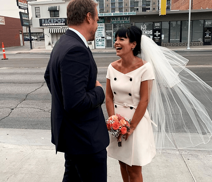 Lily Allen y David Harbour