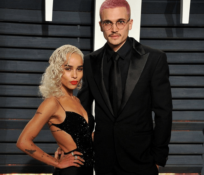 Zoë Kravitz y Karl Glusman