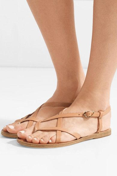 sandalias beige 