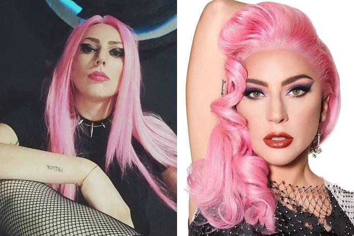 Lady Gaga y su doble
