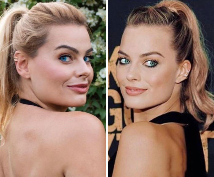 Margot Robbie y su doble