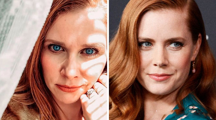 Amy Adams y su doble