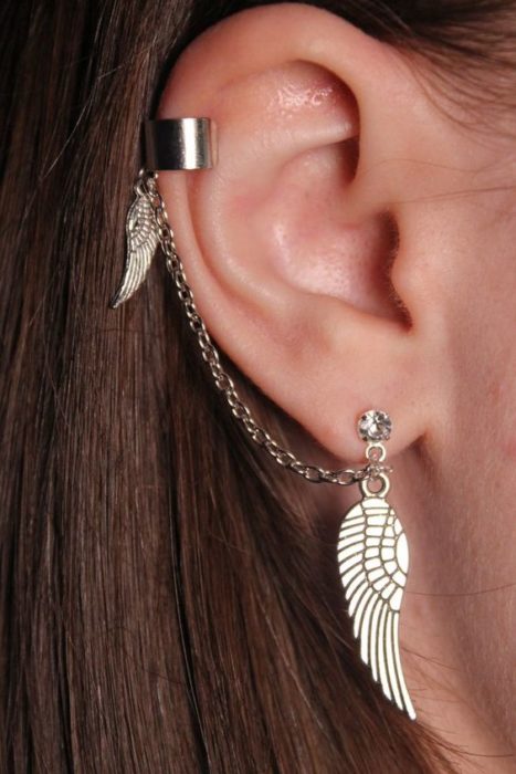 arete falso con plumas, simulador de perforación, para el oído