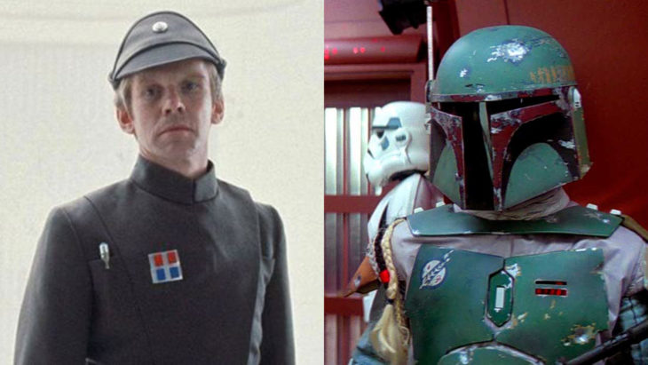 Jeremy Bulloch interpretando a dos personajes diferentes en Star Wars