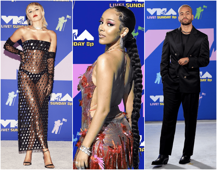miley cyrus, doja cat y maluma