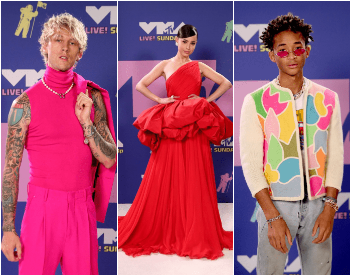 Machine Gun Kelly MGK, Sofia Carson y Jaden Smith
