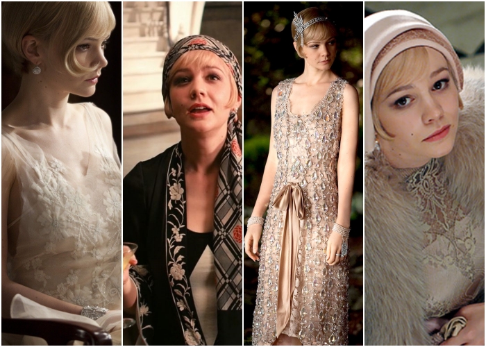 diferentes outfits de la película the great gatsby