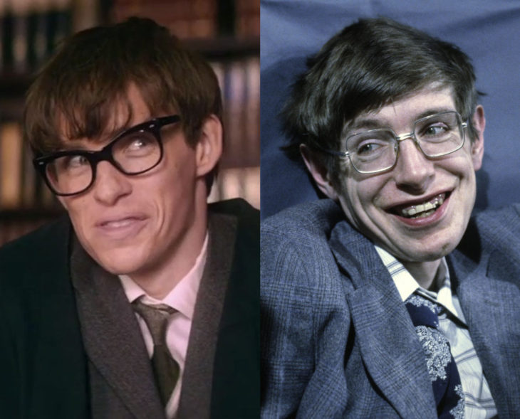 Eddie Redmayne como Stephen Hawking