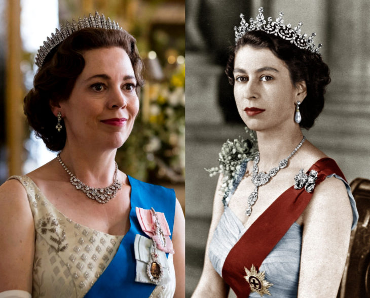 Olivia Colman como Reina Isabel II