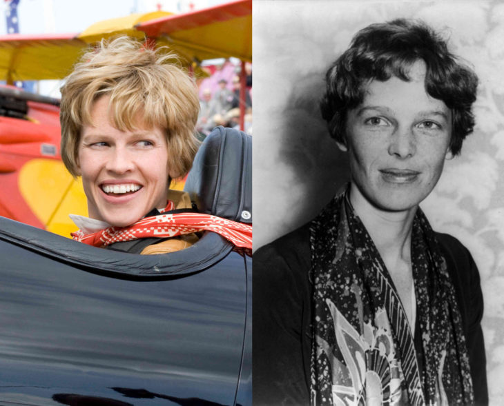 Hilary Swank como Amelia Earhart