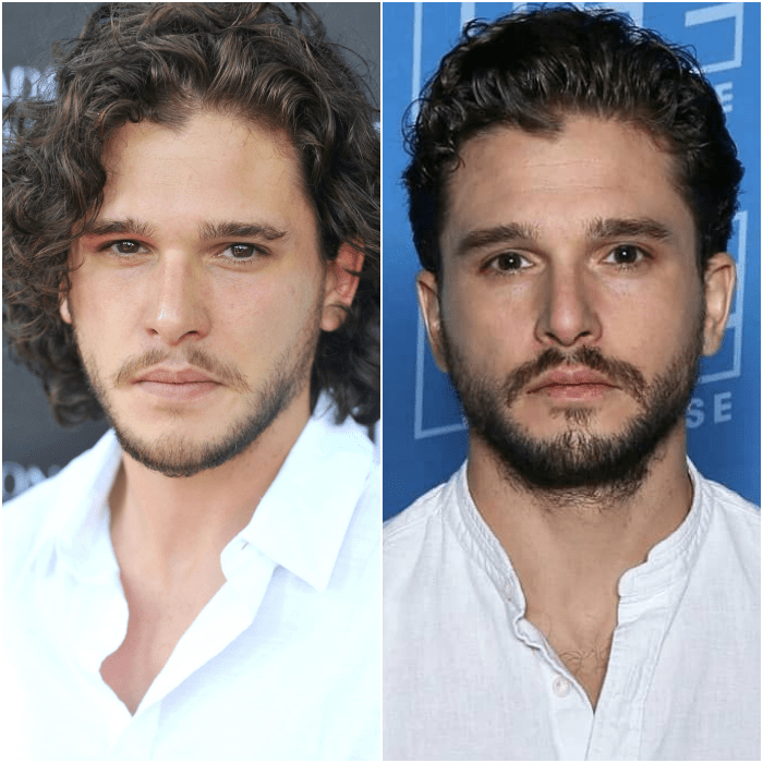 kit harington cabello largo cabello corto