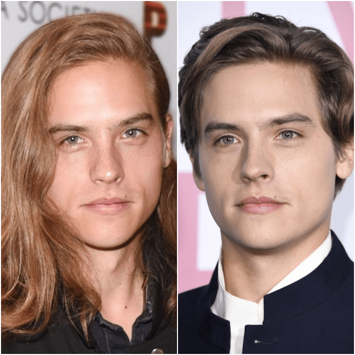 dylan sprouse cabello largo cabello corto