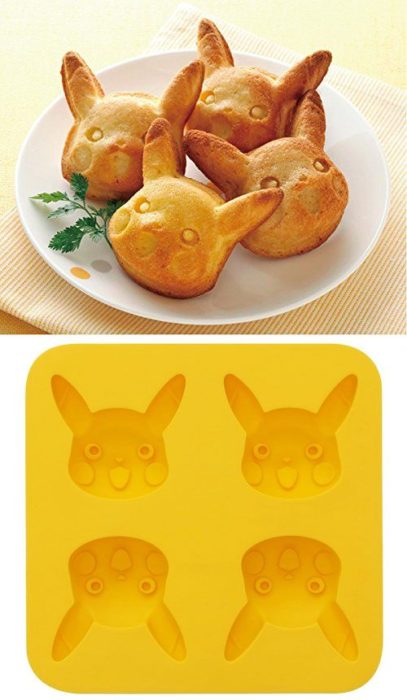 Moldes para panes en forma de Pikachu