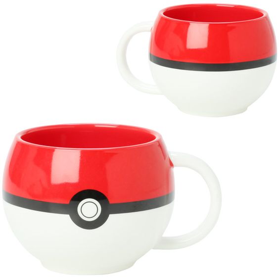 Tazas en forma de pokebola