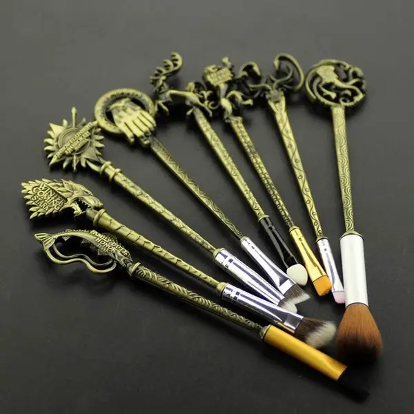 Set de brochas para maquillaje inspiradas en Game of Thrones