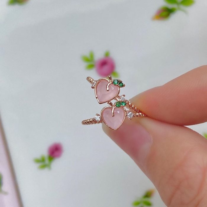 Anillo doble de frutitas