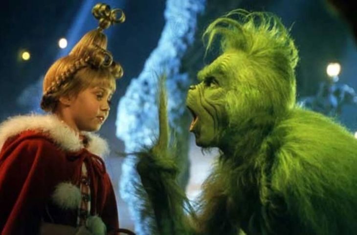 Escena de la película El Grinch protagonizada por Jim Carrey en el 2000