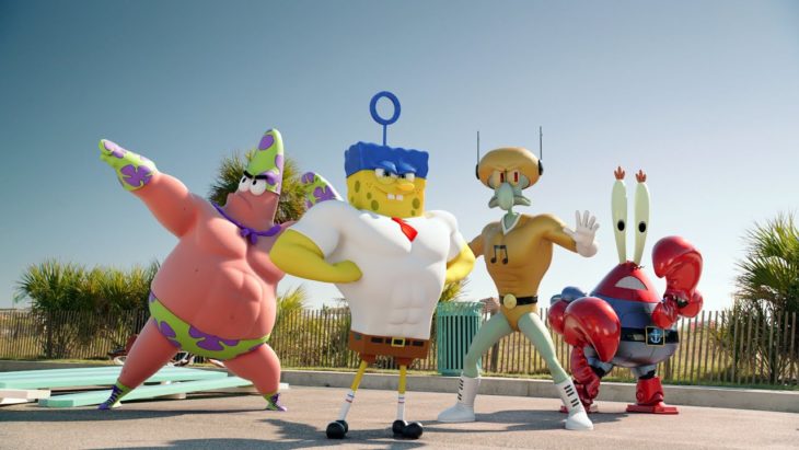 Portada de la película Bob Esponja: Un héroe fuera del agua